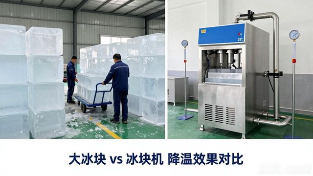大冰块和冰块机哪个更划算_西宁车间防暑降温大冰块_车间大冰块降温效果怎么样